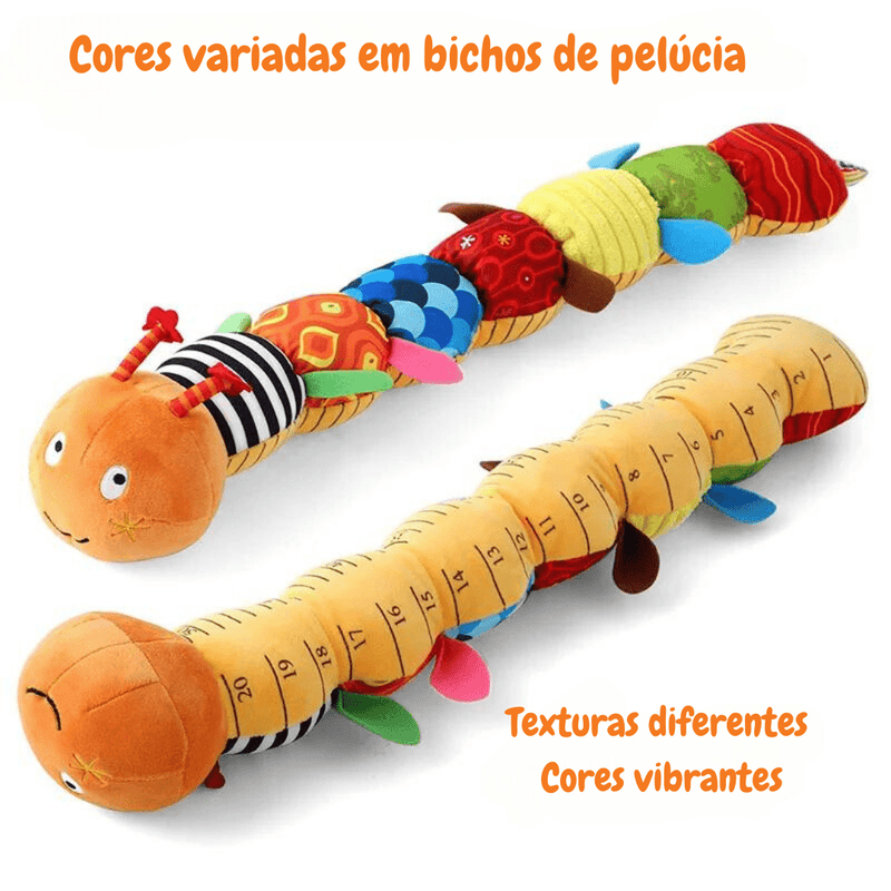 Brinquedo Musical de Lagarta - Pelúcia para Bebês