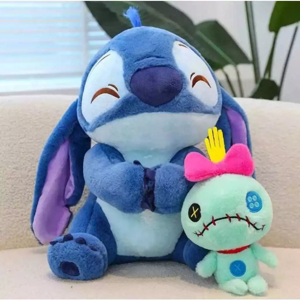 Pelúcia Stitch ou Angel + Xepa – Um Combo de Fofura e Aconchego! 💙💖