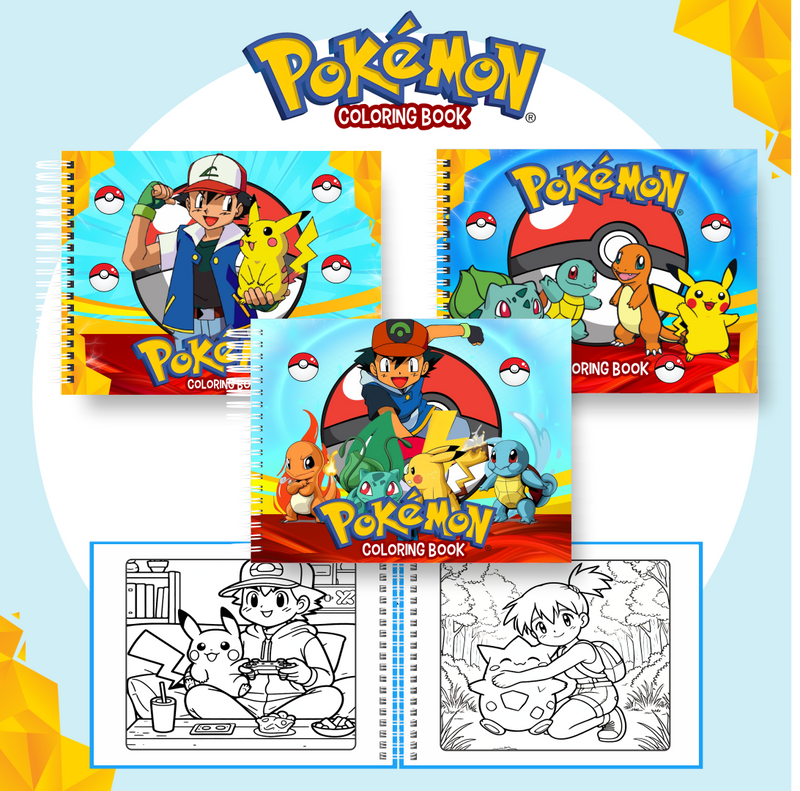 Livro de Colorir Bobbie Goods Pokémon - Toca Kids