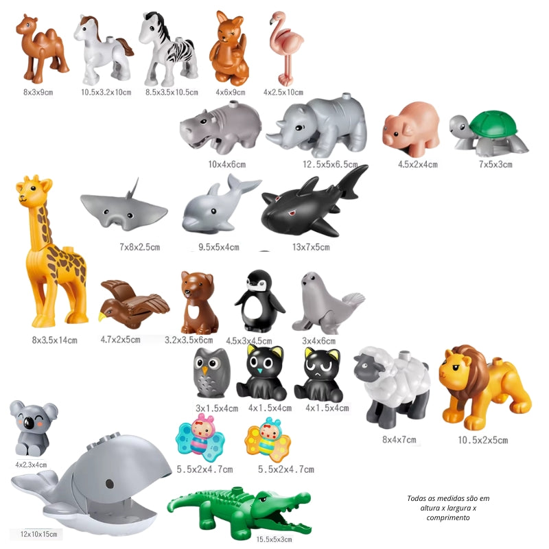 Brinquedo Educativo - Animais da Fazenda