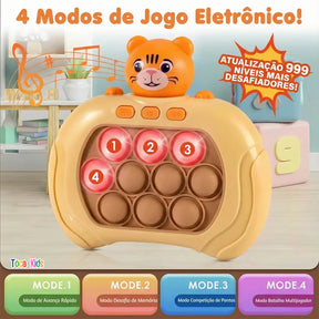 Pop It Eletrônico Sensorial – Brinquedo Fidget Luminoso | Toca Kids