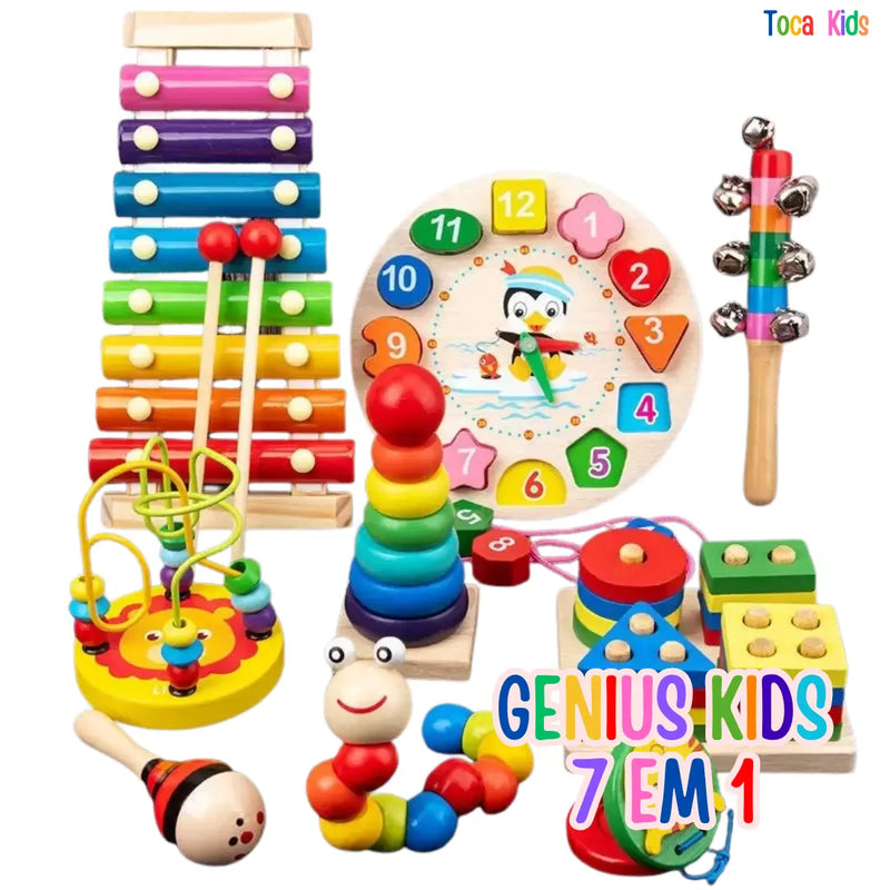 Kit Montessori para Bebês e Crianças – Criatividade, Foco e Autonomia