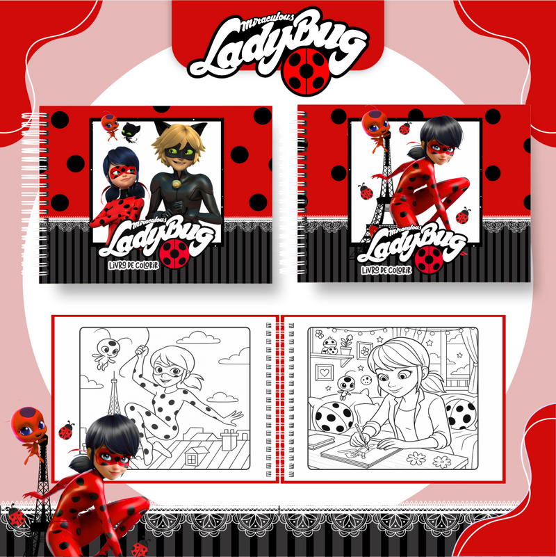 Livro de Colorir Bobbie Goods Ladybug - Toca Kids