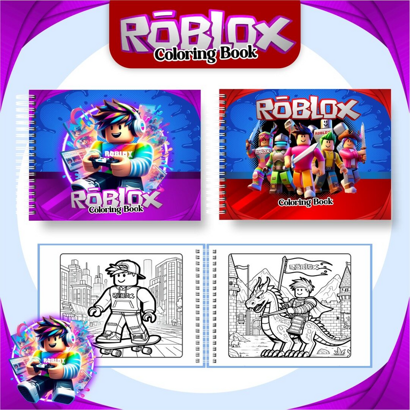 Livro de Colorir Bobbie Goods Roblox - Toca Kids