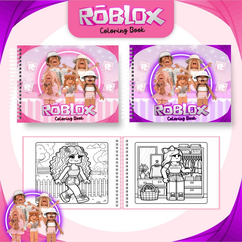 Livro de Colorir Bobbie Goods Roblox - Toca Kids