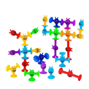 Brinquedo de Construção com Ventosa Educativo 48pcs | Toca Kids
