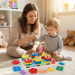 Quebra-cabeça Educativo Formas Geométricas | Aprendizado Infantil – Toca Kids