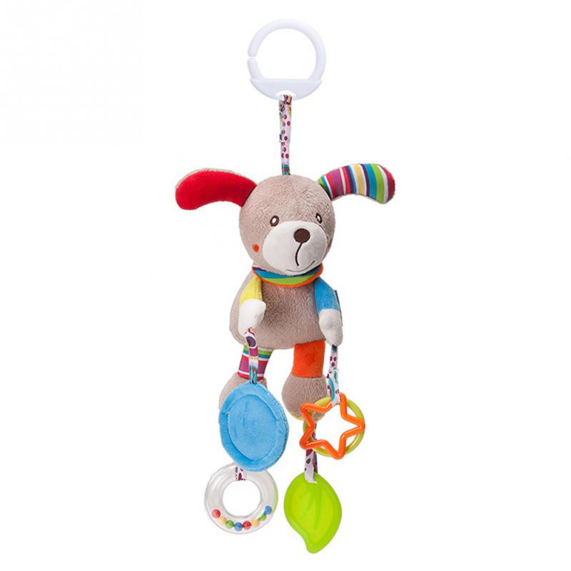 Chocalho de Atividades com Bichinhos Divertidos - Brinquedo Sensorial para Bebê