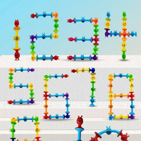Brinquedo de Construção com Ventosa Educativo 48pcs | Toca Kids