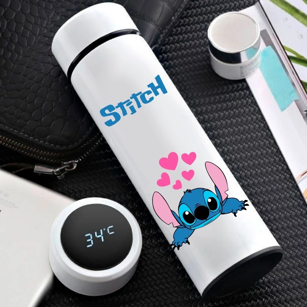 Garrafa Térmica Stitch e Angel – Mantenha o Estilo e a Temperatura na Medida Certa! 💙💜