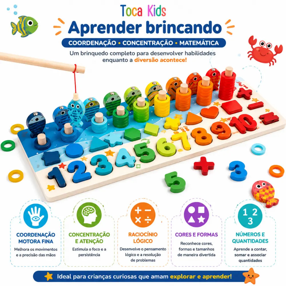 Benefícios do Tabuleiro Montessori para coordenação motora, matemática e aprendizado