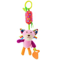 Chocalho de Atividades com Bichinhos Divertidos - Brinquedo Sensorial para Bebê