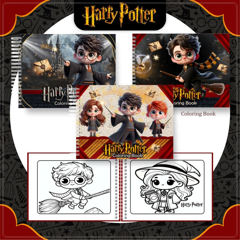 Livro de Colorir Bobbie Goods Harry Potter - Toca Kids