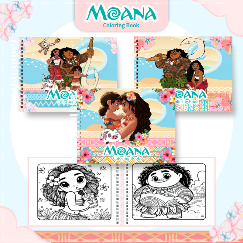 Livro de Colorir Bobbie Goods Moana - Toca Kids
