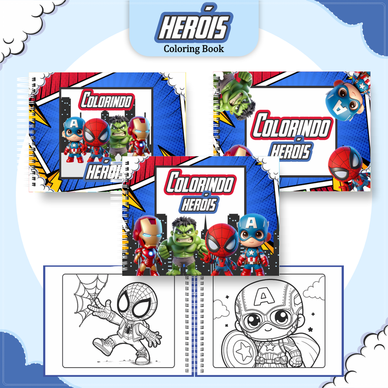 Livro de Colorir Bobbie Goods Heróis - Toca Kids