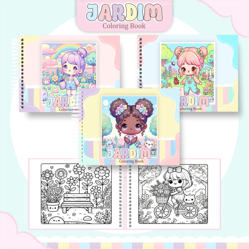 Livro de Colorir Bobbie Goods Jardim - Toca Kids