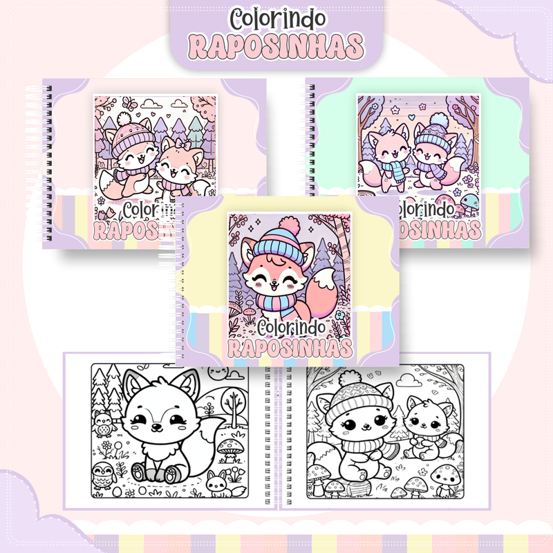 Livro de Colorir Bobbie Goods Raposinha - Toca Kids