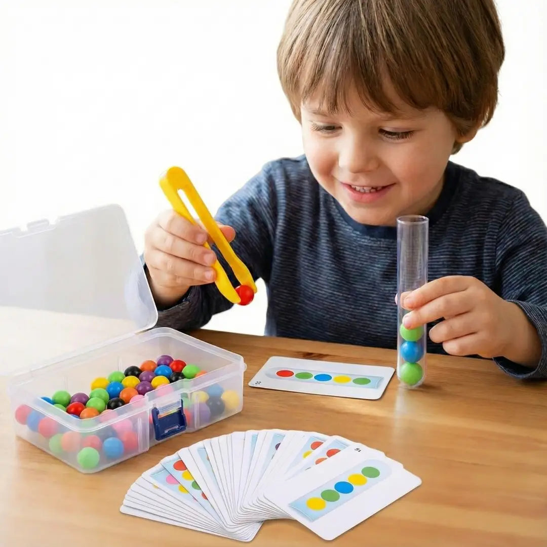 Kit Brinquedo Montessori – Concentração, Lógica e Treino Motor para Crianças