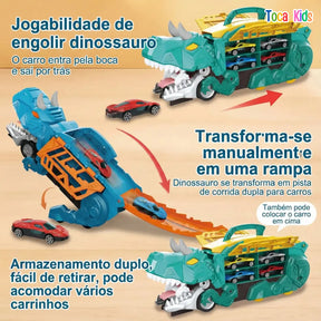 Pista de Dinossauro Dino Truck | Aventura Pré-Histórica – Toca Kids