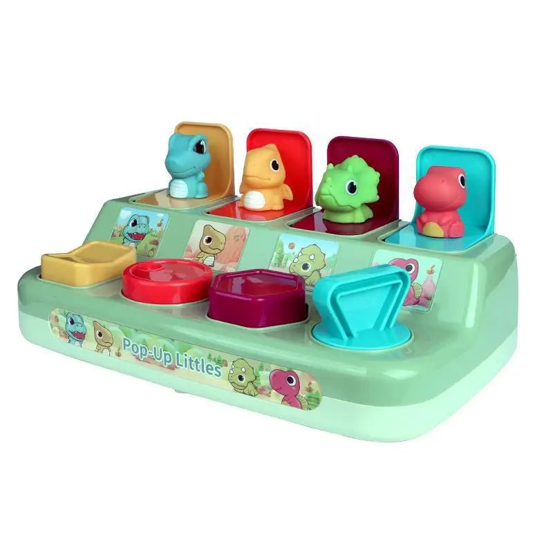 Brinquedo Interativo Pop-Up de Animais - Causa e Efeito Montessori