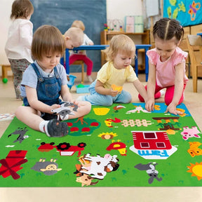 Mural Interativo Montessori – Brinquedo Educativo de Atividades | Toca Kids