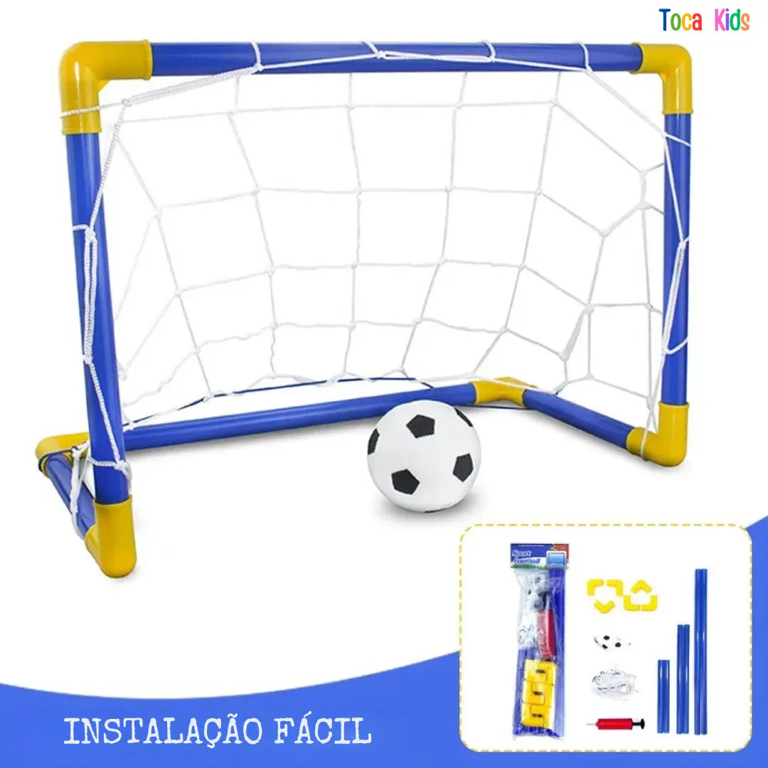 Brinquedo Chute A Gol Infantil Trave E Bola Jogo de Futebol