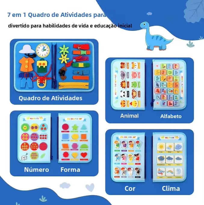 Maleta Sensorial Educativa Montessori – Atividades Básicas | Toca Kids