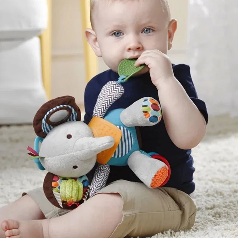 Mordedor Sensorial para Bebê – Estímulo Táctil e Alívio de Gengiva