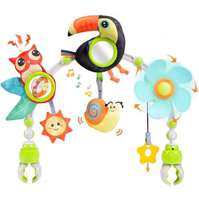 Arco de Atividades Universal para Carrinho e Bebê Conforto - Móbile Sensorial