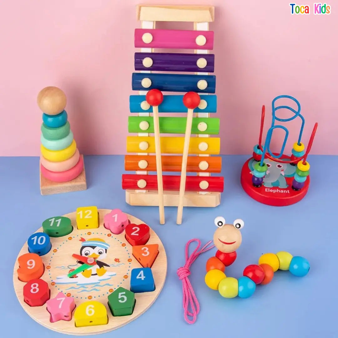 Kit Montessori para Bebês e Crianças – Criatividade, Foco e Autonomia