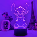 Luminária 3D Acrílica do Stitch | Iluminação Mágica! 🌟