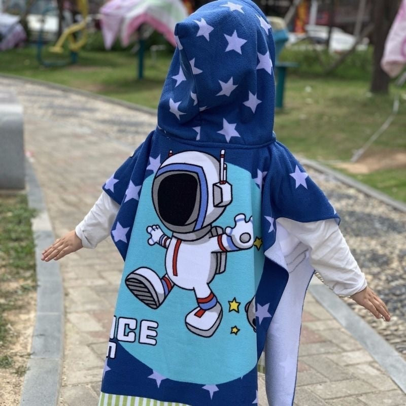 Toalha Infantil com Capuz Mundo Mágico
