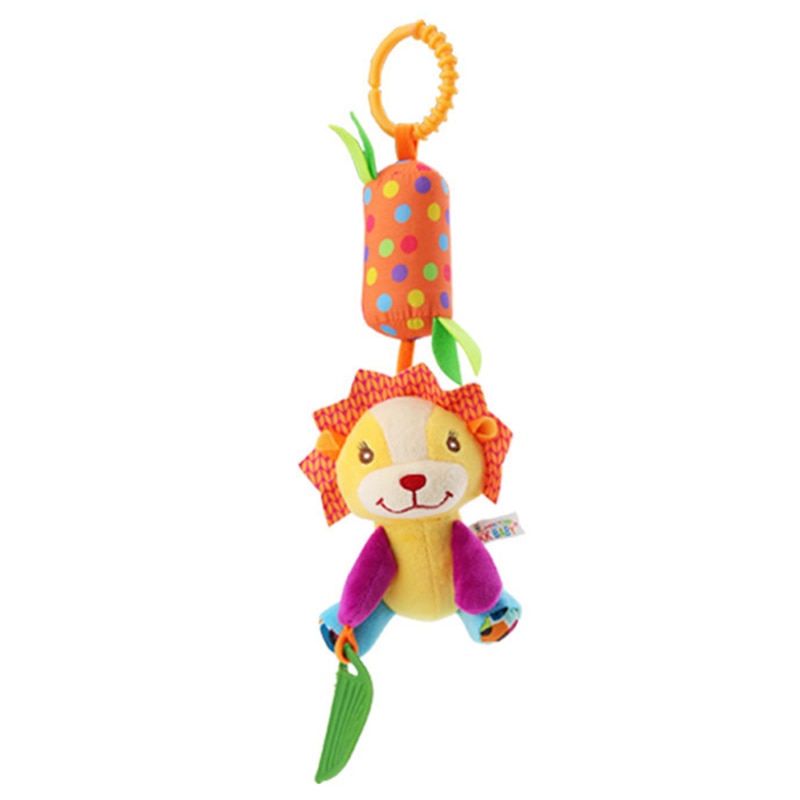 Chocalho de Atividades com Bichinhos Divertidos - Brinquedo Sensorial para Bebê