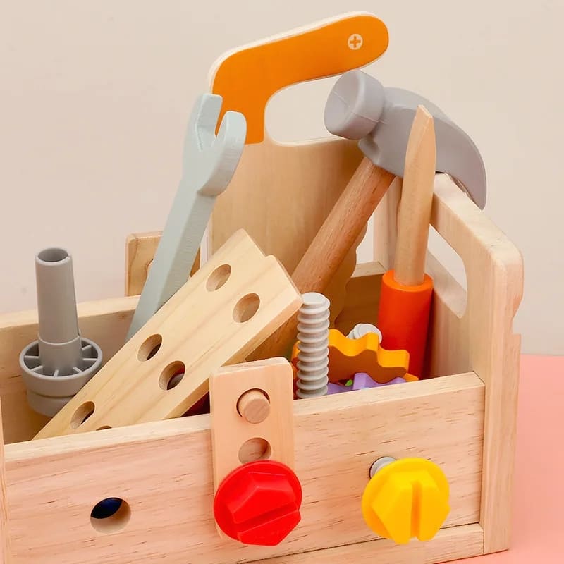 Kit de Ferramentas Infantil Montessori – Brinquedo Educativo de Ferramentas