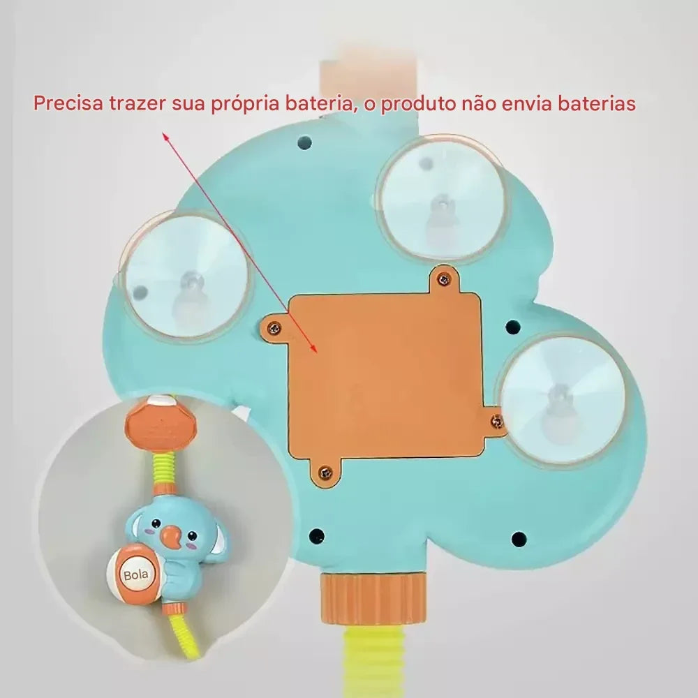 Chuveirinho Elétrico para Bebês Animaizinhos – Banho Divertido e Seguro