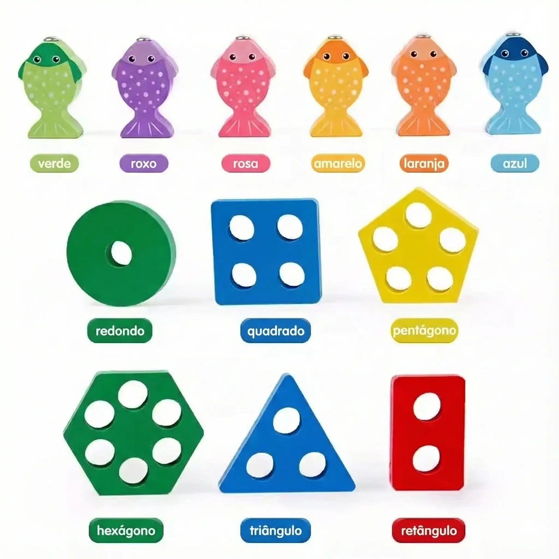 Quebra-cabeça Educativo Formas Geométricas | Aprendizado Infantil – Toca Kids