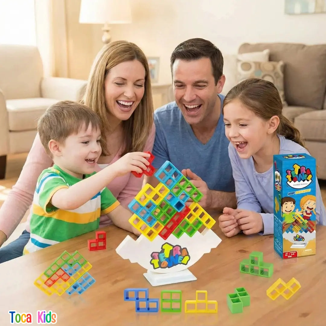 Tetra Tower – Jogo de Equilíbrio Interativo | Família & Crianças – Toca Kids