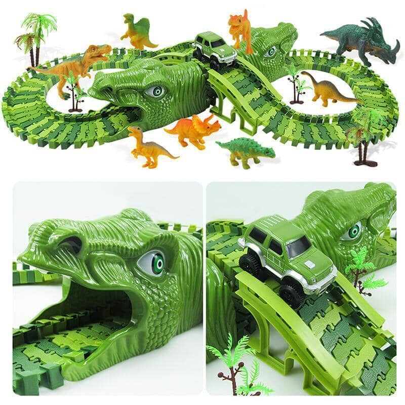 Pista de dinossauro Dino Truck Whells - Toca Kids