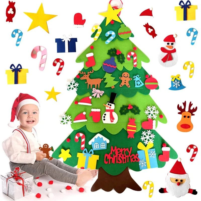 Árvore de Natal Montessori Infantil – Decoração Educativa | Toca Kids