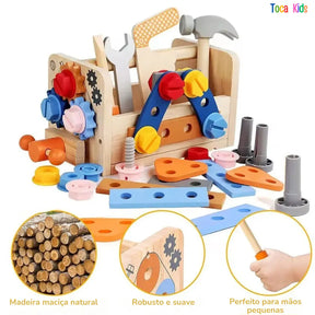 Kit de Ferramentas Infantil Montessori – Brinquedo de Ferramentas | Toca Kids