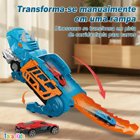 Pista de Dinossauro Dino Truck | Aventura Pré-Histórica – Toca Kids