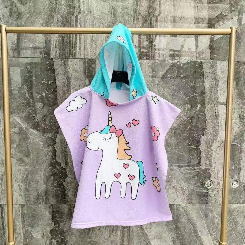Toalha Infantil com Capuz Mundo Mágico