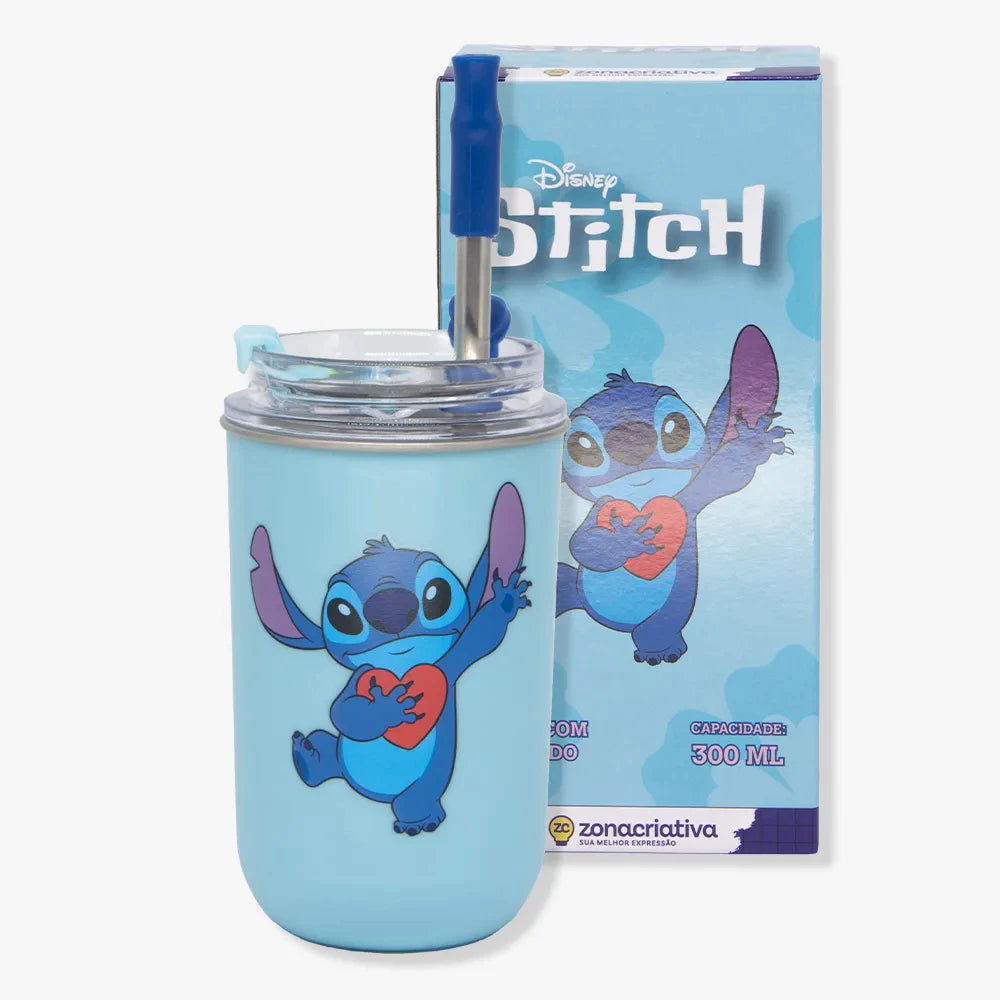 Copo Neo Stitch e Angel – Hidrate-se com Estilo e Magia! 💙