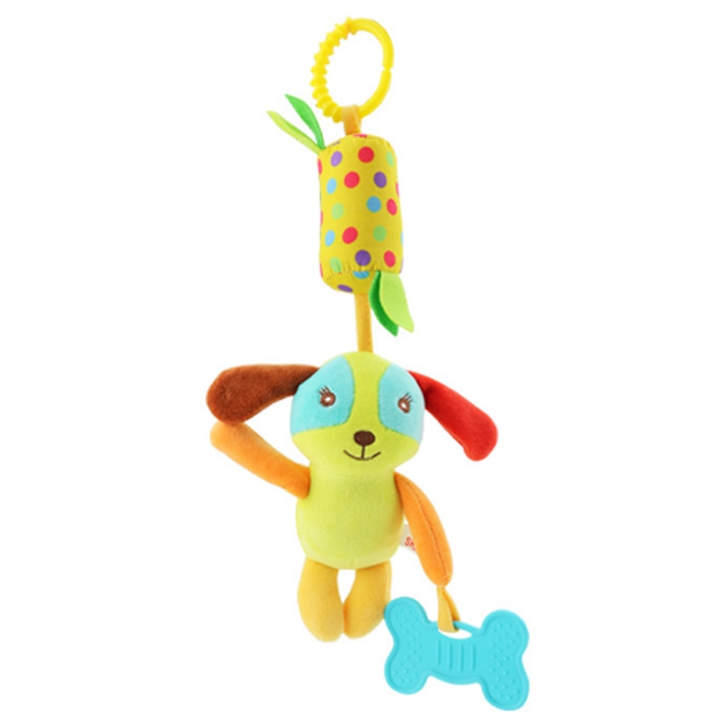 Chocalho de Atividades com Bichinhos Divertidos - Brinquedo Sensorial para Bebê