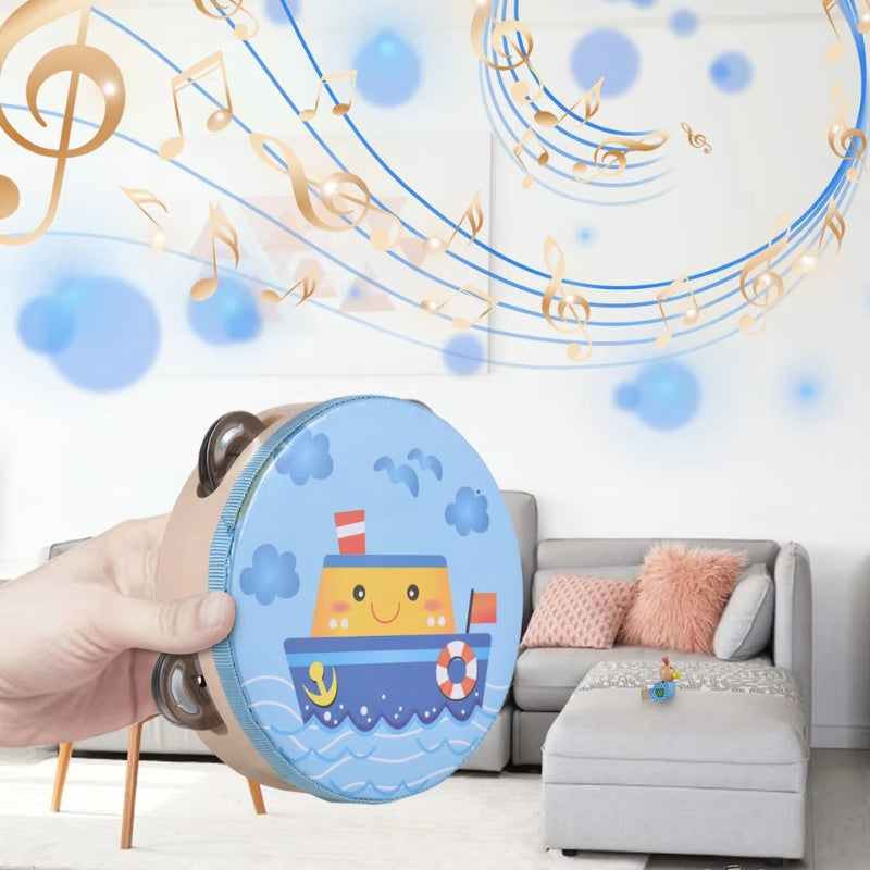 Brinquedo Montessori Kit Musical de Madeira