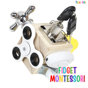 Brinquedo Sensorial Fidget Montessori