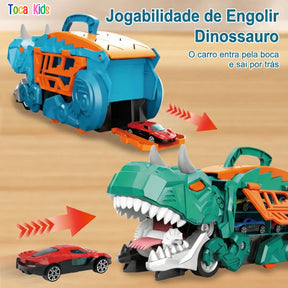 Pista de Dinossauro Dino Truck | Aventura Pré-Histórica – Toca Kids