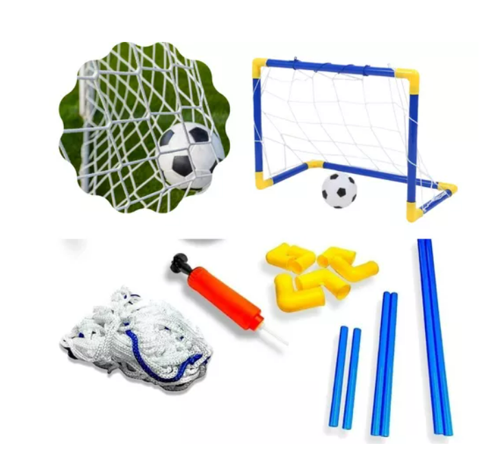 Brinquedo Chute A Gol Infantil Trave E Bola Jogo de Futebol - Prime Fit
