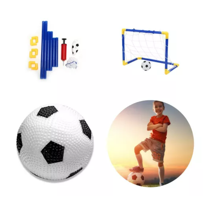 Brinquedo Chute A Gol Infantil Trave E Bola Jogo de Futebol - Prime Fit