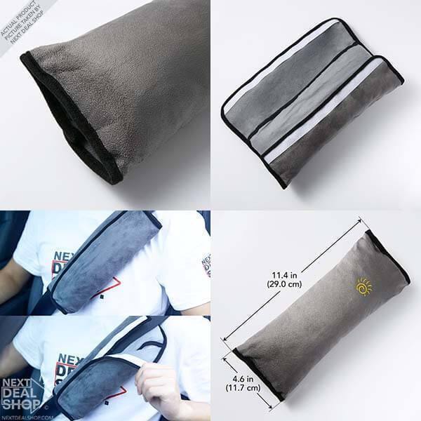 Almofada para Cinto de Segurança com Descanso para Cabeça - Prime Fit